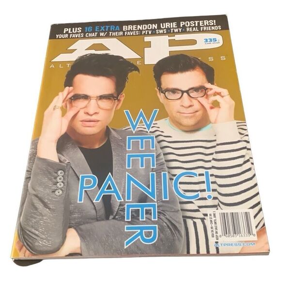 Pre Owned Alternative Press AP June 2016 Issue #335.2 Weezer Panic PTV SWS TWY - Picture 2 of 7
